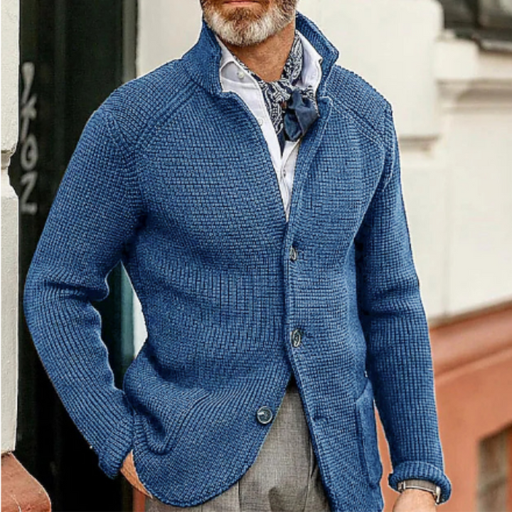 Cardigan Tricoté Chaud Pour Hommes | Hiver