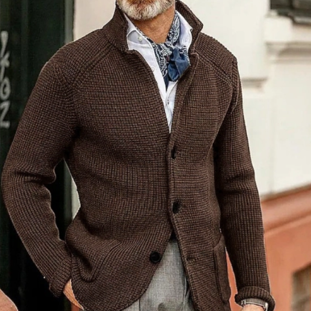 Cardigan Tricoté Chaud Pour Hommes | Hiver