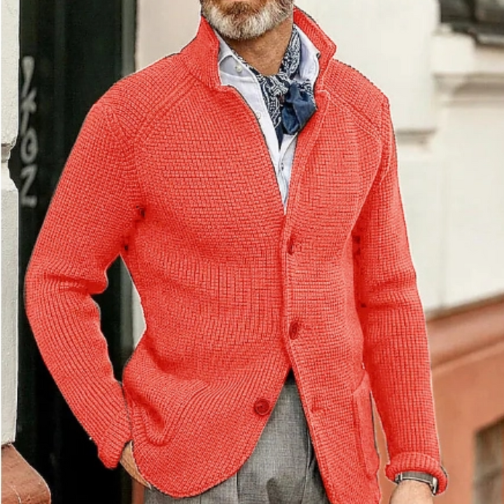 Cardigan Tricoté Chaud Pour Hommes | Hiver