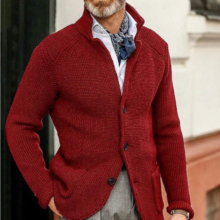 Cardigan Tricoté Chaud Pour Hommes | Hiver