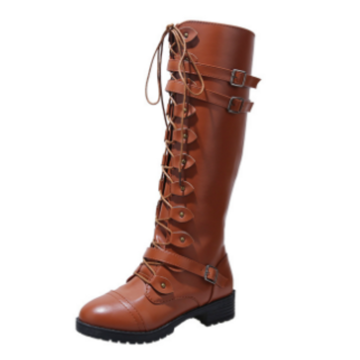 Maureenim | Femme Bottes Steampunk | Longue