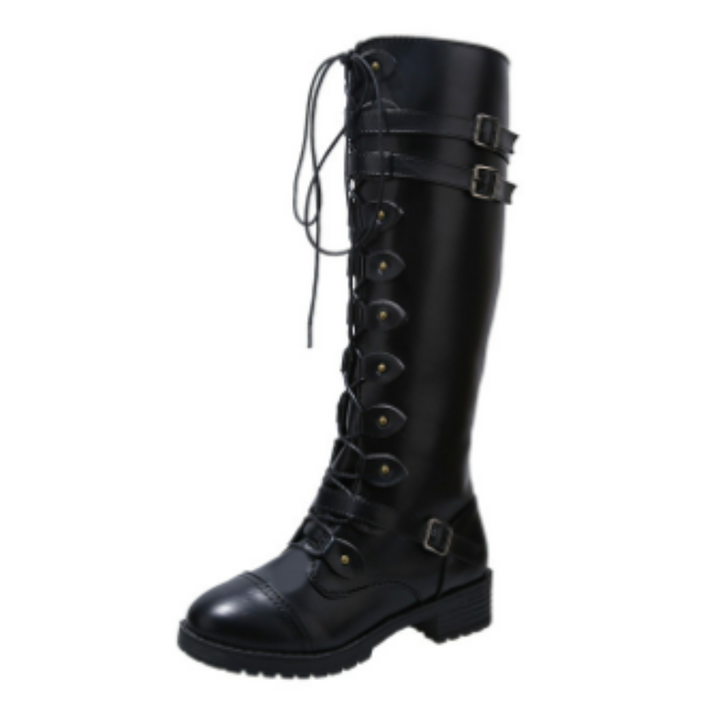 Maureenim | Femme Bottes Steampunk | Longue