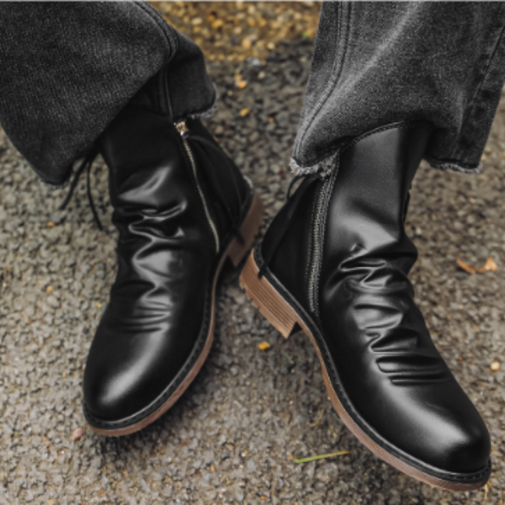 Harlan | Bottines Décontractées Pour Hommes | Fermeture Éclair