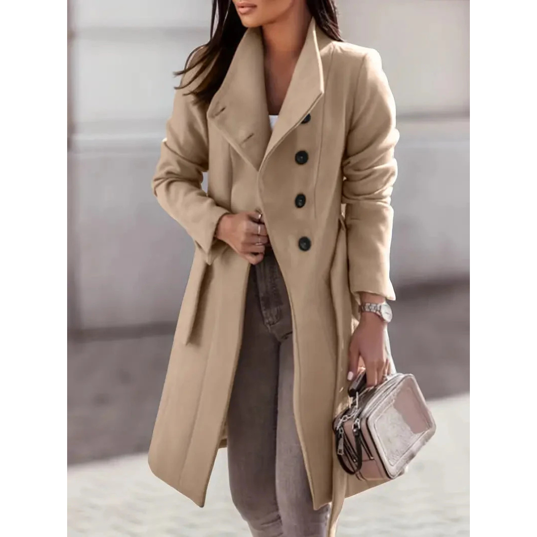 Rookiele | Femmes Long Trench Chaud Manteau | Hiver