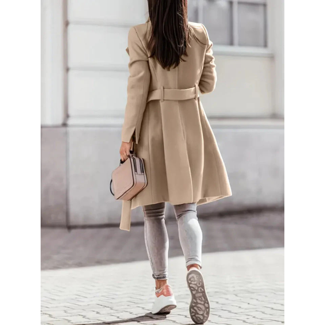 Rookiele | Femmes Long Trench Chaud Manteau | Hiver