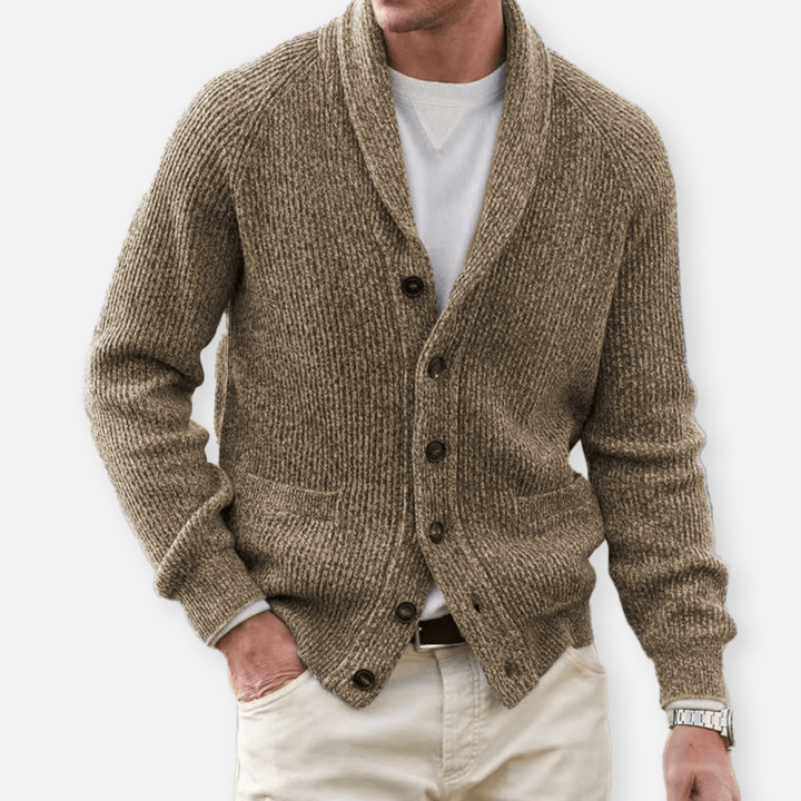 Wesley | Homme Cardigan Décontracté | Chaud