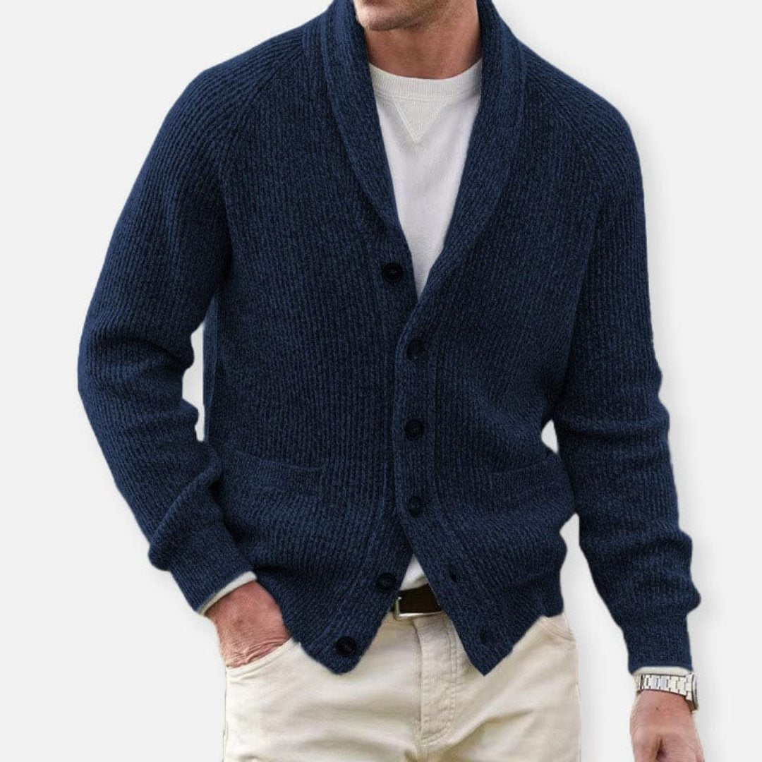 Wesley | Homme Cardigan Décontracté | Chaud