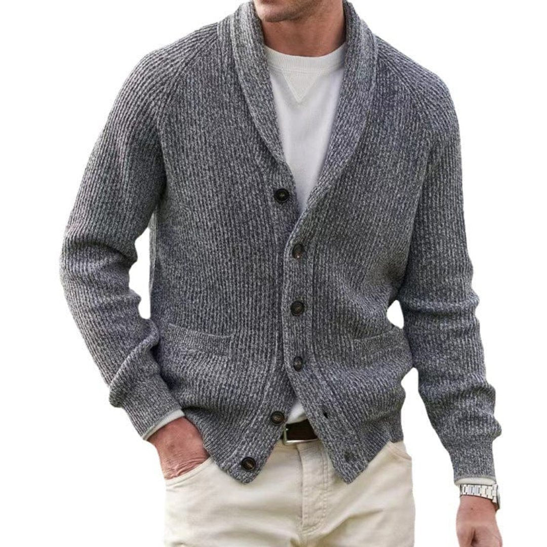 Wesley | Homme Cardigan Décontracté | Chaud