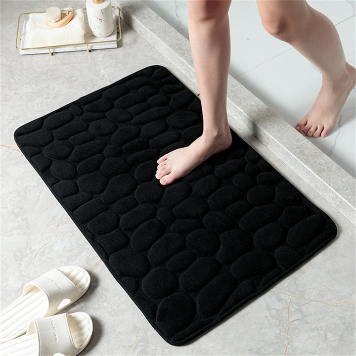 Tapis De Bain Antidérapant Lavable Cobblestone Gaufré