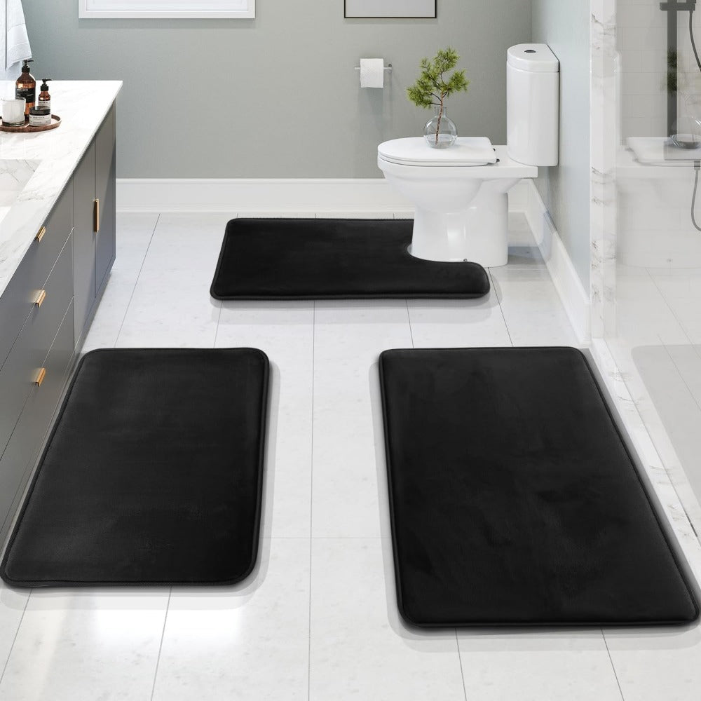 Tapis De Bain Lavable, Antidérapant Et À Séchage Rapide