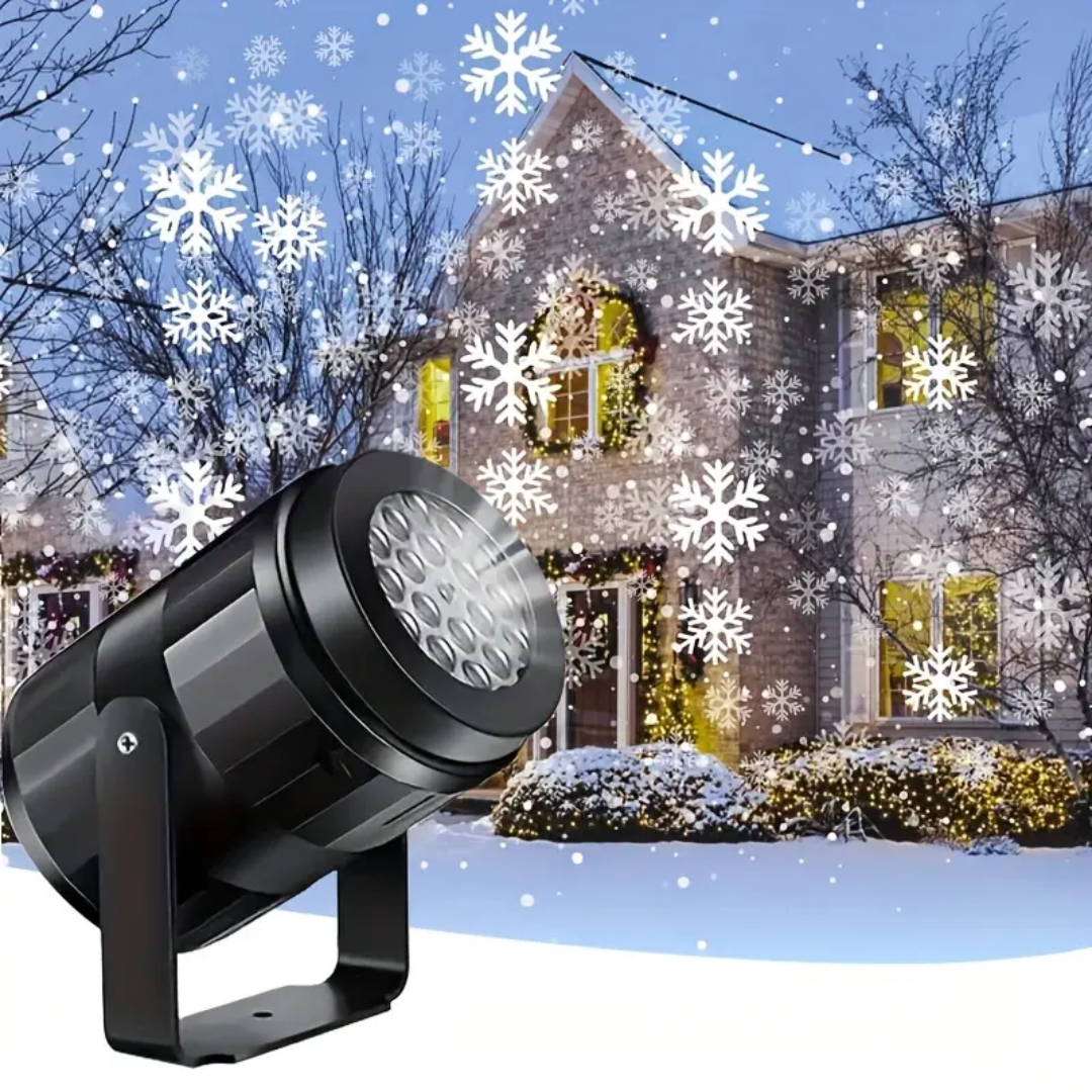 Noël Flocon De Neige Led Projecteur D'extérieur