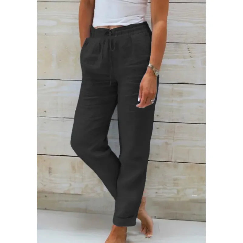 Federica | Casual straight pantalons pour femmes