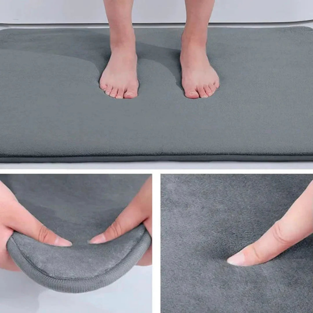 Tapis De Bain Lavable, Antidérapant Et À Séchage Rapide