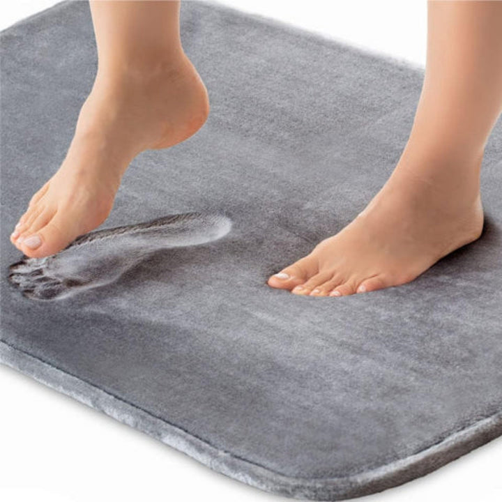 Tapis De Bain Lavable, Antidérapant Et À Séchage Rapide