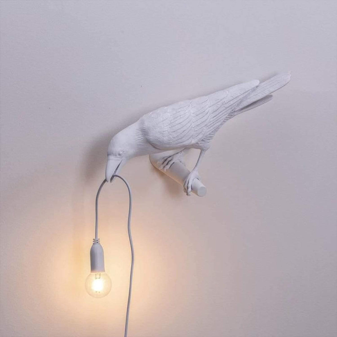 Lampe Oiseau Noire Vintage Moderne