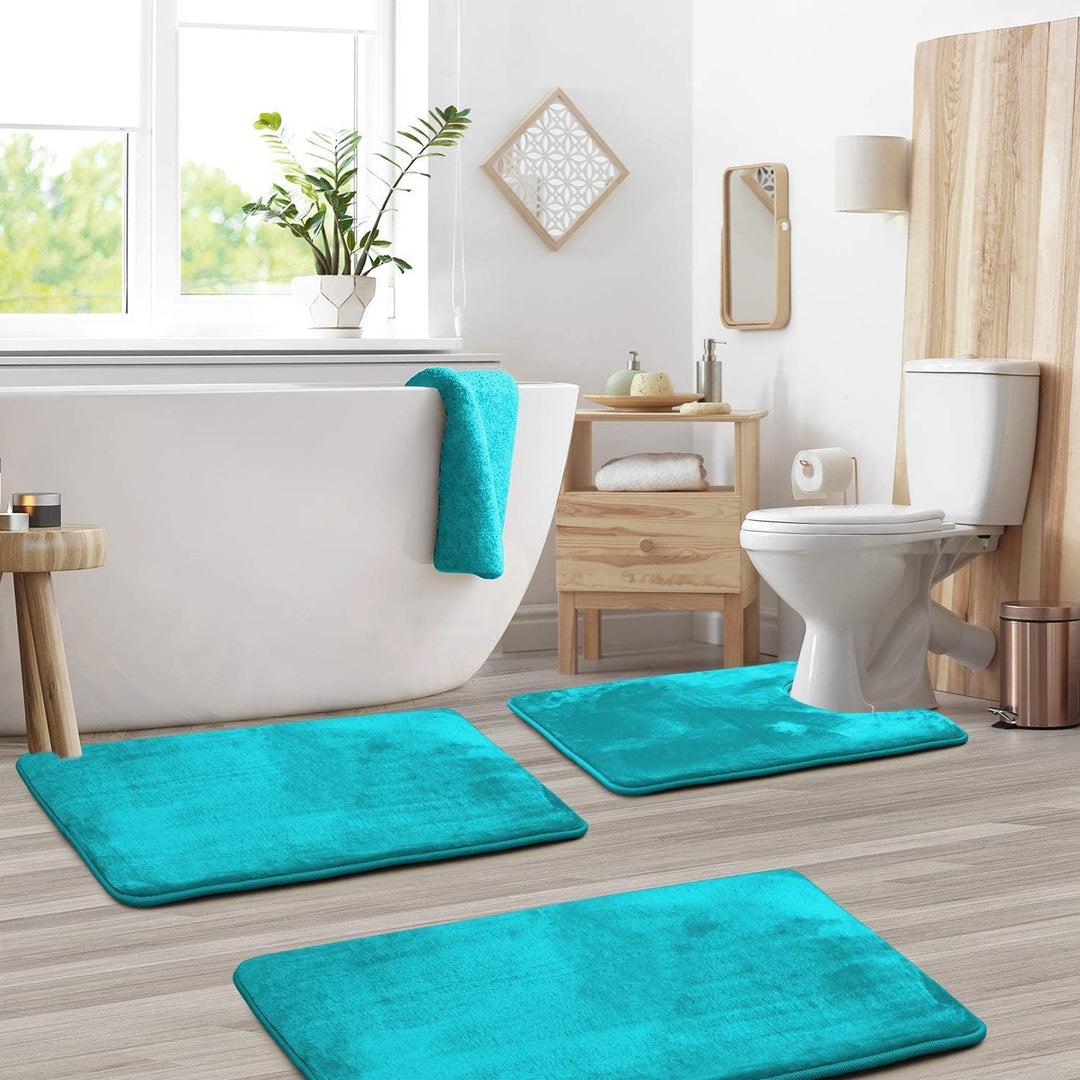 Tapis De Bain Lavable, Antidérapant Et À Séchage Rapide